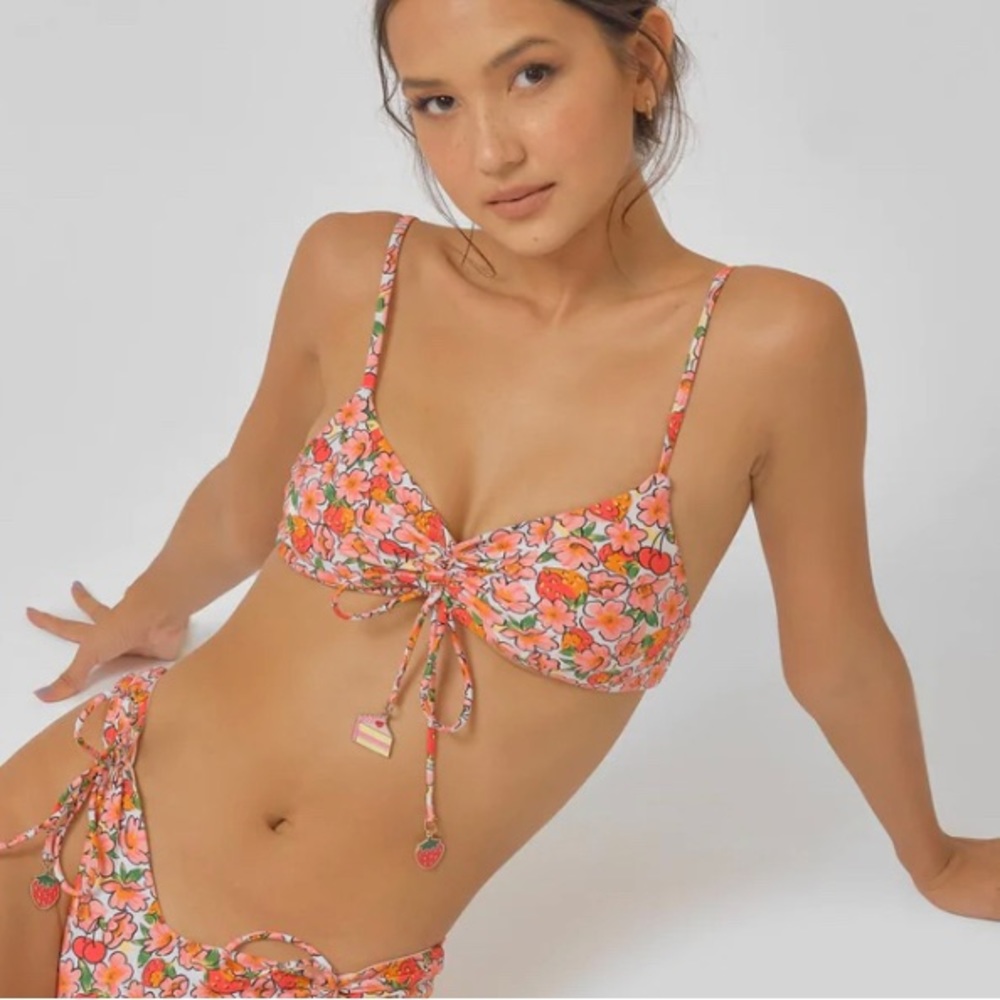BlackBough Sophia Ruched Bikini Top